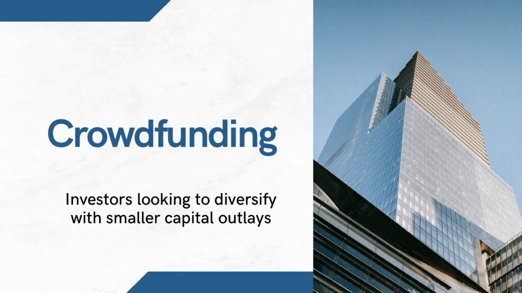 Visual summary of REITs and Crowdfunding strategies for passive real estate investing in 2025